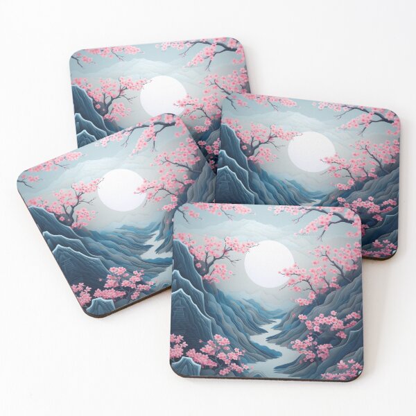 Item preview, Sakura Peaks - Paper Cut Mountain Realism designed and sold by cruzjone.