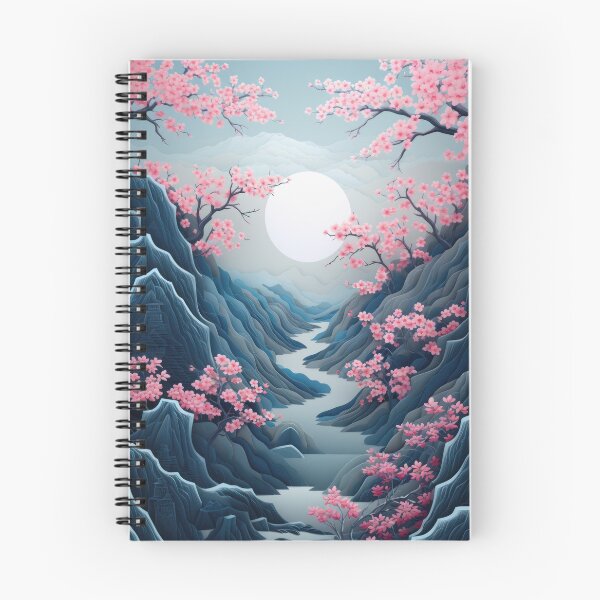 Item preview, Sakura Peaks - Paper Cut Mountain Realism designed and sold by cruzjone.