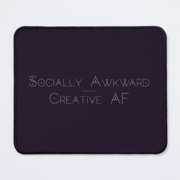 Item preview, Socially Awkward, Creative AF designed and sold by wravendesign.