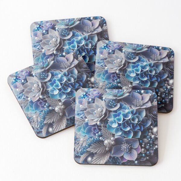 Item preview, Blue Hydrangea Bling Bouquet (4) designed and sold by Gen-Whimsy.