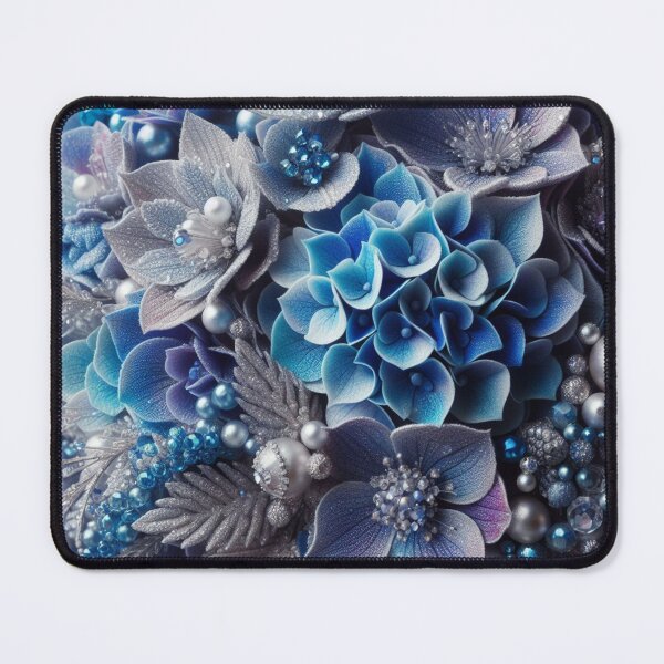 Item preview, Blue Hydrangea Bling Bouquet (4) designed and sold by Gen-Whimsy.