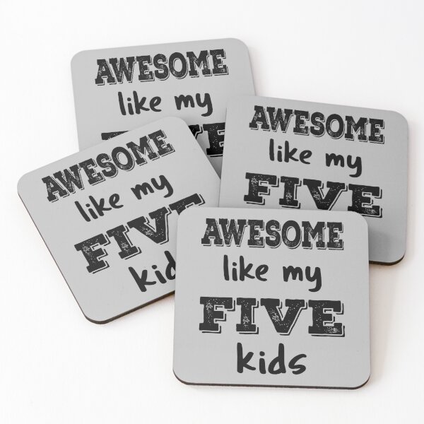 Item preview, Awesome Like My Five Kids IV designed and sold by Lemon Pepper.