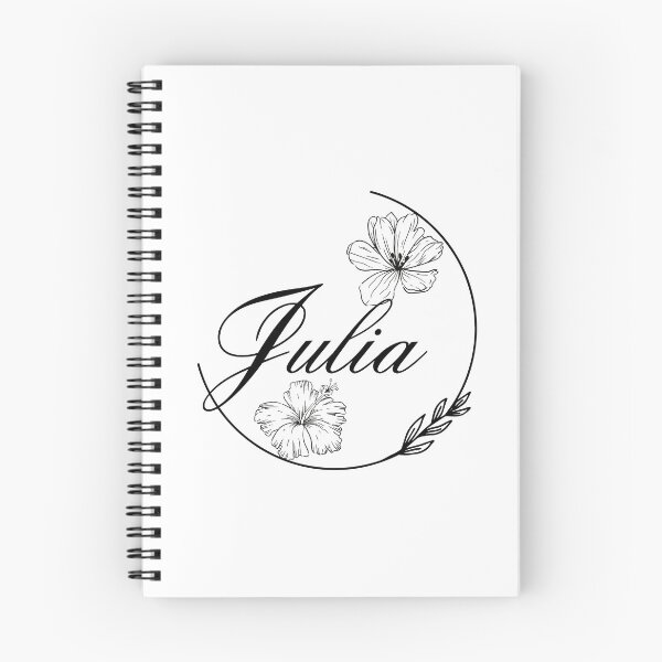Item preview, Julia floral name design designed and sold by Cora Gregory.