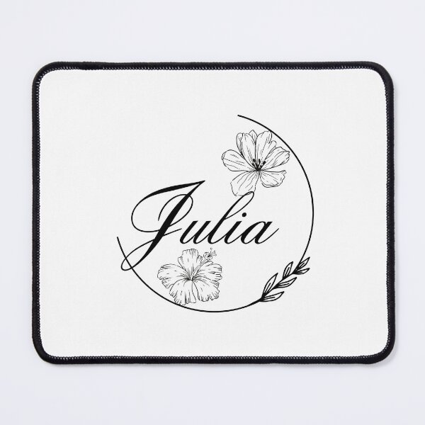 Item preview, Julia floral name design designed and sold by Cora Gregory.