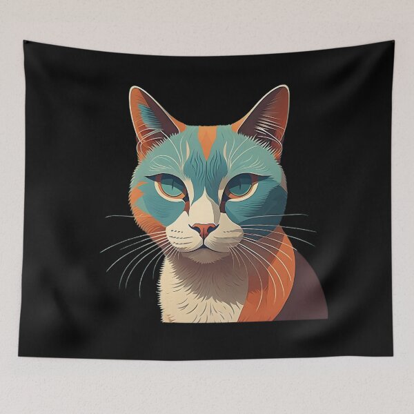 Item preview, lovely cat designed and sold by cuatrilenio.