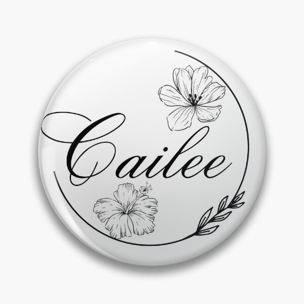 Item preview, Cailee floral name design designed and sold by Cora Gregory.