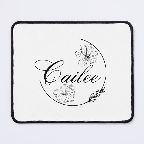 Item preview, Cailee floral name design designed and sold by Cora Gregory.