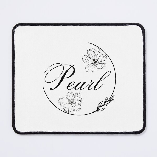 Item preview, Pearl floral name design designed and sold by Cora Gregory.