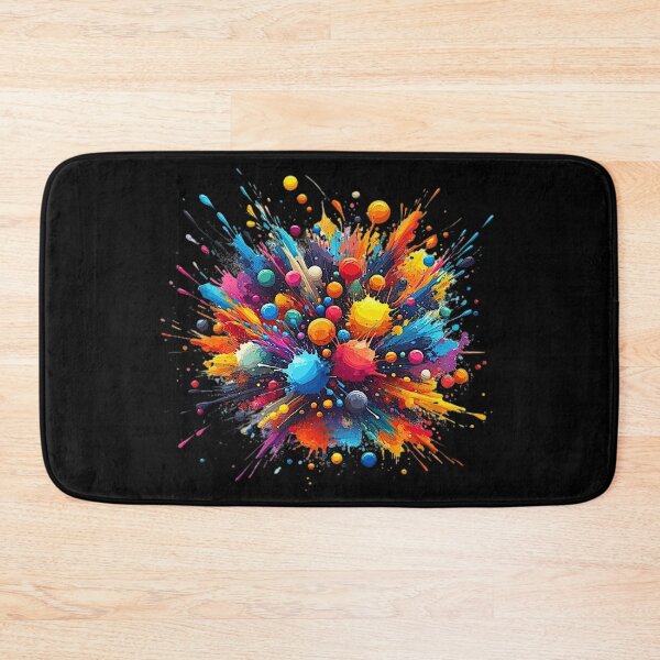 Item preview, Colorful Explosion of Paint Splatters designed and sold by lAnJefurtifeu.