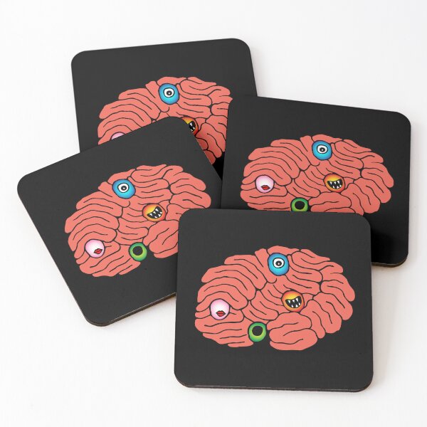 Item preview, The Four Moods in the Brain designed and sold by EyewormDesigns.