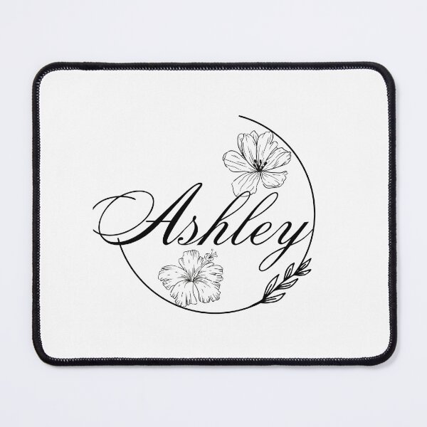 Item preview, Ashley floral name design designed and sold by Cora Gregory.
