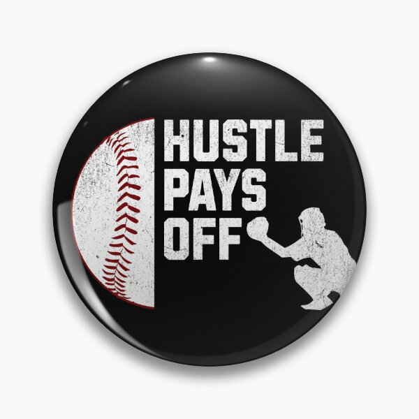 Item preview, "Baseball Determination - Hustle Pays Off" designed and sold by ChromaticBlend.