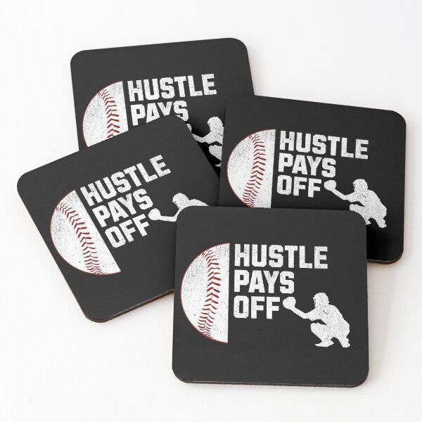 Item preview, "Baseball Determination - Hustle Pays Off" designed and sold by ChromaticBlend.
