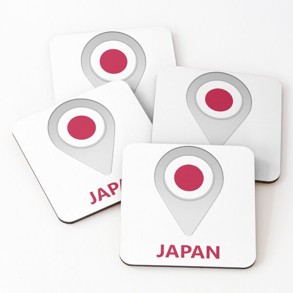 Item preview, Japan flag location icon designed and sold by Nick249.