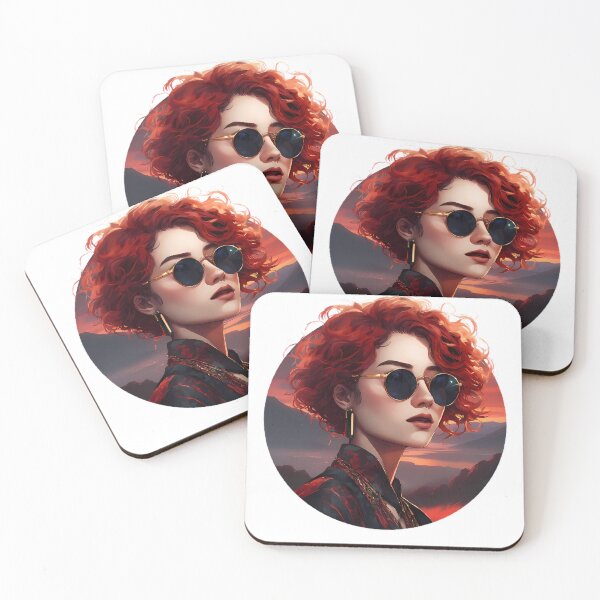 Item preview, Elegant Lady at Sunset designed and sold by Personafic.