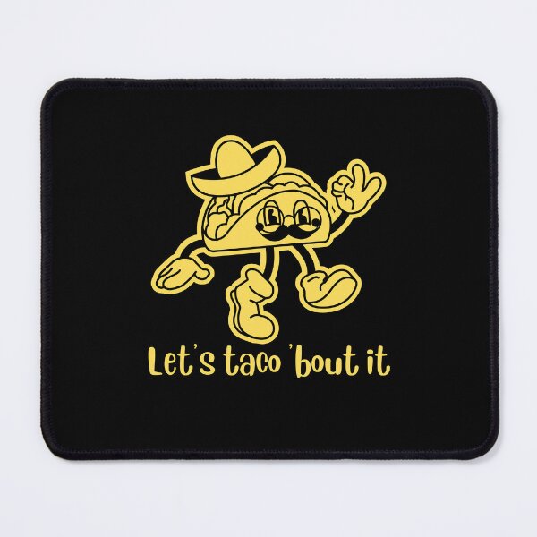Item preview, Let's taco 'bout it funny taco man designed and sold by Thespacerocket.