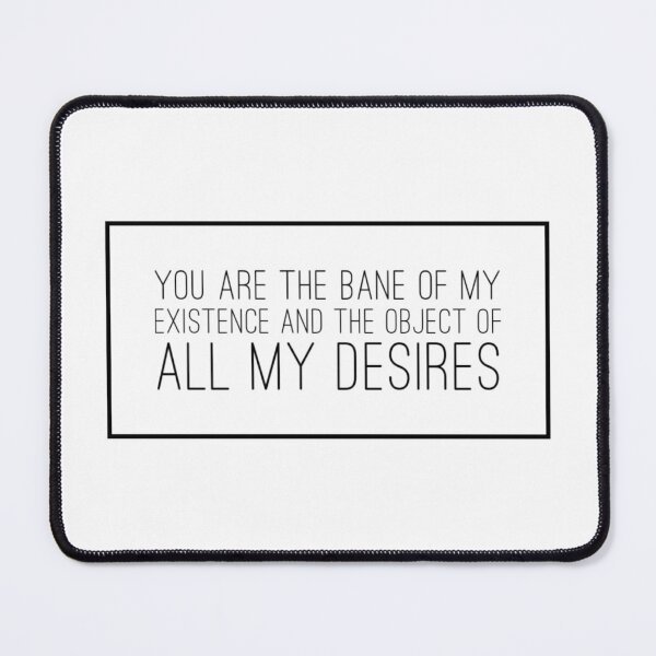 Item preview, The Object of All My Desires - Bridgerton Quote designed and sold by voiddestiel.