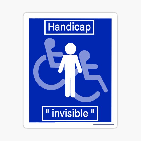 Item preview, Invisible Disability designed and sold by MidoriNingyo.