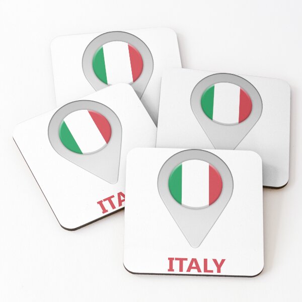 Item preview, Italy flag location icon designed and sold by Nick249.
