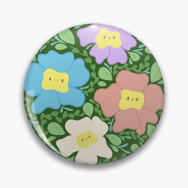 Artikelvorschau, Blumen mit Gesichtshintergrund entworfen und verkauft von Lots of Doodles.