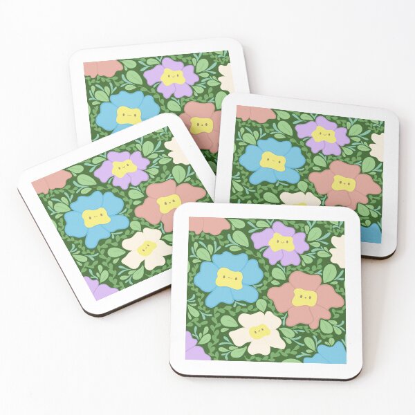 Item preview, Fondo de flores con caras designed and sold by Lots of Doodles.
