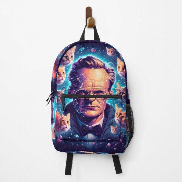 Item preview, Erwin Schrodinger entangled in cats designed and sold by AI-ArtOfScience.