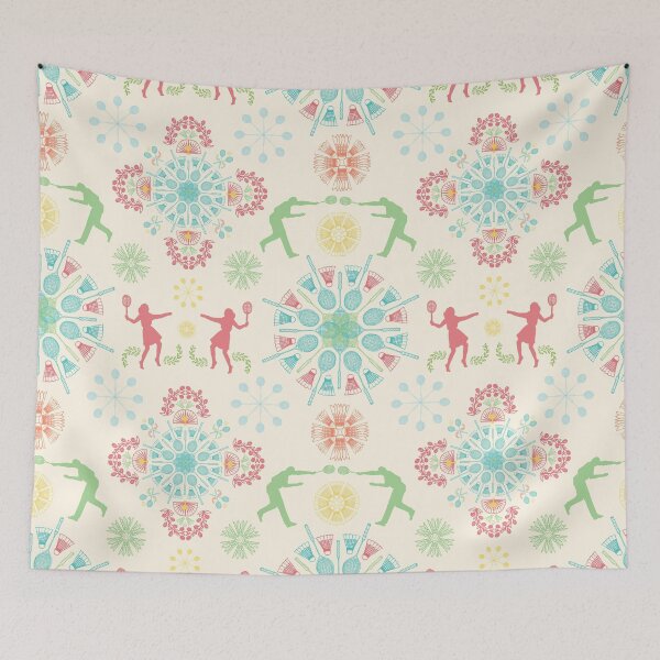 Item preview, Badminton blossoms designed and sold by Goddessart.