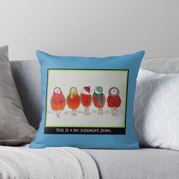 Item preview, This is a No Judgment Zone, with caption and borders designed and sold by phylliswalter.