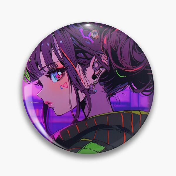 Item preview, Cyberpunk Industrial Urban Streetwear Anime Girl designed and sold by bubblegoth.