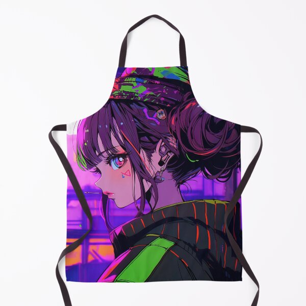 Item preview, Cyberpunk Industrial Urban Streetwear Anime Girl designed and sold by bubblegoth.
