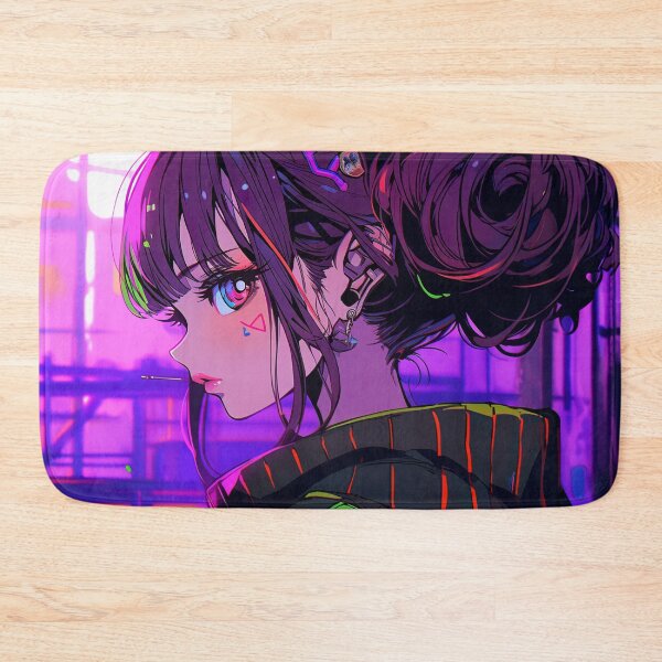 Item preview, Cyberpunk Industrial Urban Streetwear Anime Girl designed and sold by bubblegoth.