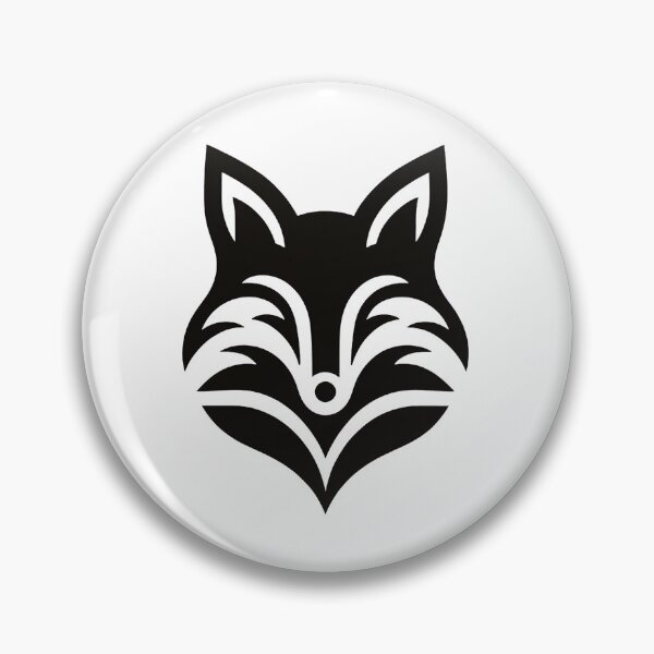 Item preview, Fox Head in Black designed and sold by TrotDaFox.