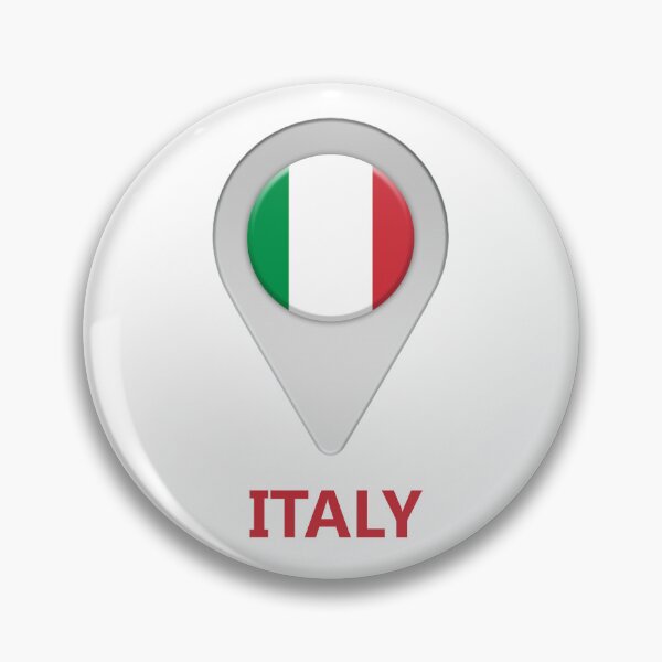 Item preview, Italy flag location icon designed and sold by Nick249.