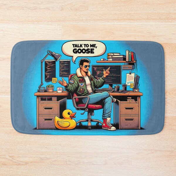 Item preview, Code Wingman: 'Talk to Me, Goose' - The Developer's Rallying Cry designed and sold by TuringTacoTales.