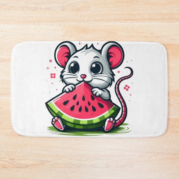 Item preview, Cute mouse with watermelon  designed and sold by Culmika.