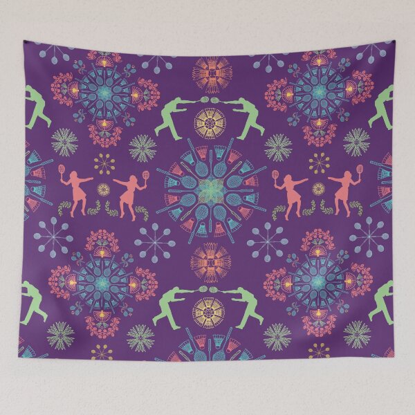 Item preview, Badminton blossoms designed and sold by Goddessart.