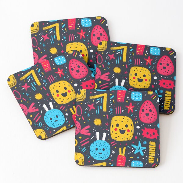 Item preview, Funny colorful shapes design designed and sold by randrdesign.