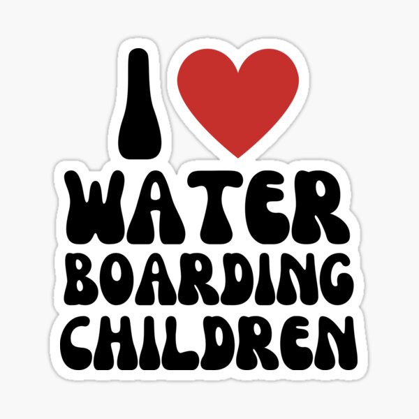 Artikel-Vorschau von Ich liebe Waterboarding-Kinder lustig, designt und verkauft von Mirosou.