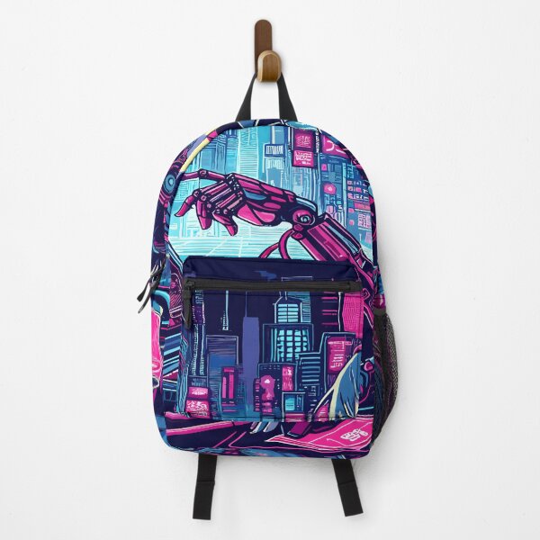 Item preview, Anime Hacker Girl Aesthetic Desk Mat designed and sold by KitonicTees.