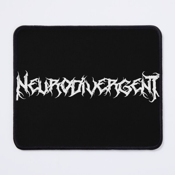 Item preview, Metal Band Logo Neurodivergent designed and sold by MetalCasualTees.