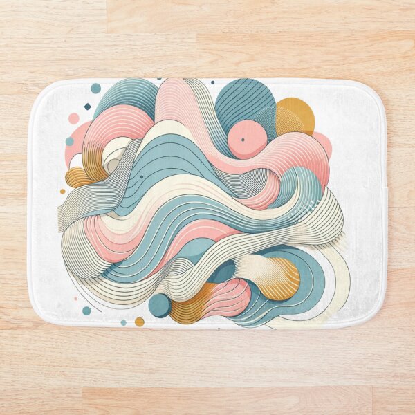 Item preview, Pastel Waves Abstract Art designed and sold by YegMark.