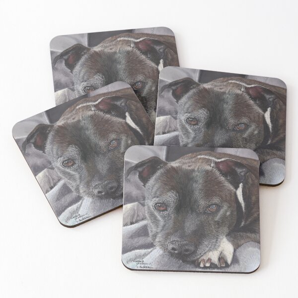 Item preview,  Staffordshire Bull Terrier designed and sold by cathyscreations.