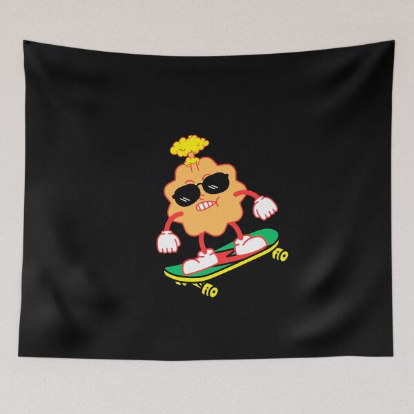 Item preview, cool cookies skating with sunglasses designed and sold by Thespacerocket.