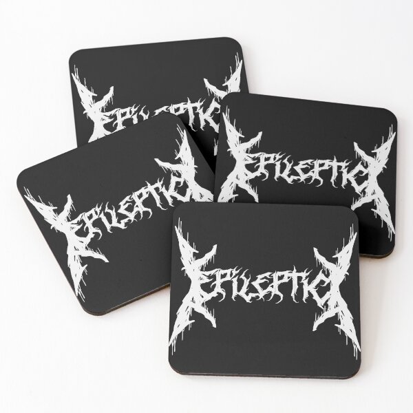 Item preview, Metal Band Logo Epileptic designed and sold by MetalCasualTees.