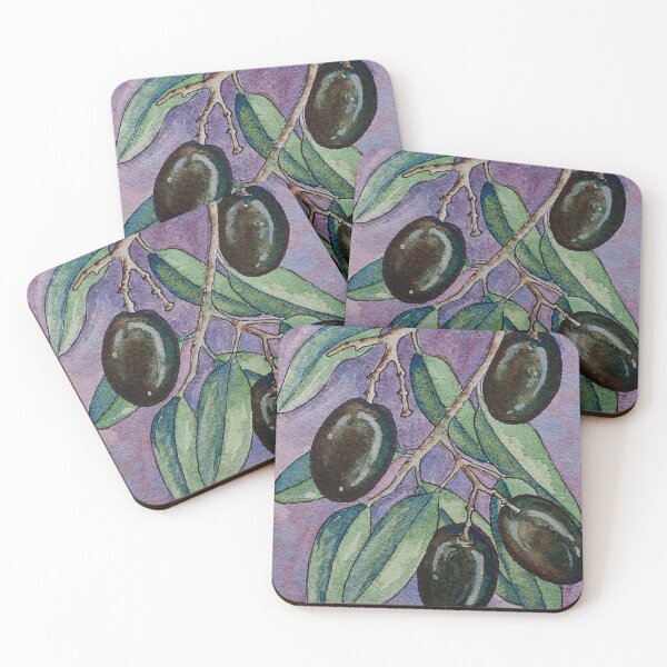 Item preview, Watercolor olive branch designed and sold by RedFinchDesigns.