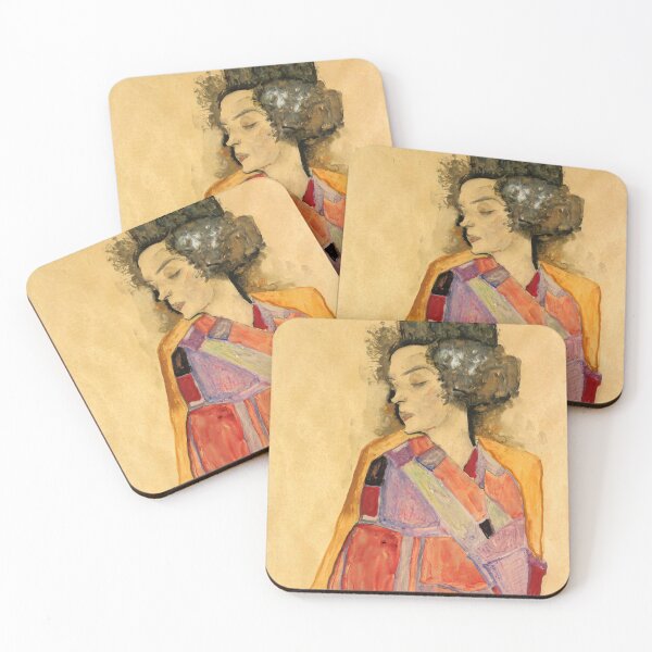 Item preview, The Daydreamer by Egon Schiele designed and sold by PeacefulHShop.