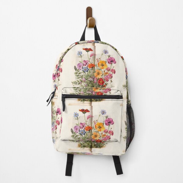 Item preview, Blooms of Serenity - Old Book Garden Watercolor Flowers designed and sold by fluidwatercolor.