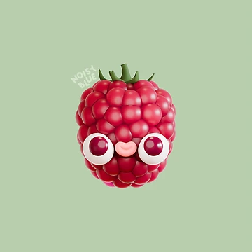 Artwork thumbnail, Cheeky Raspberry by kasumiblu