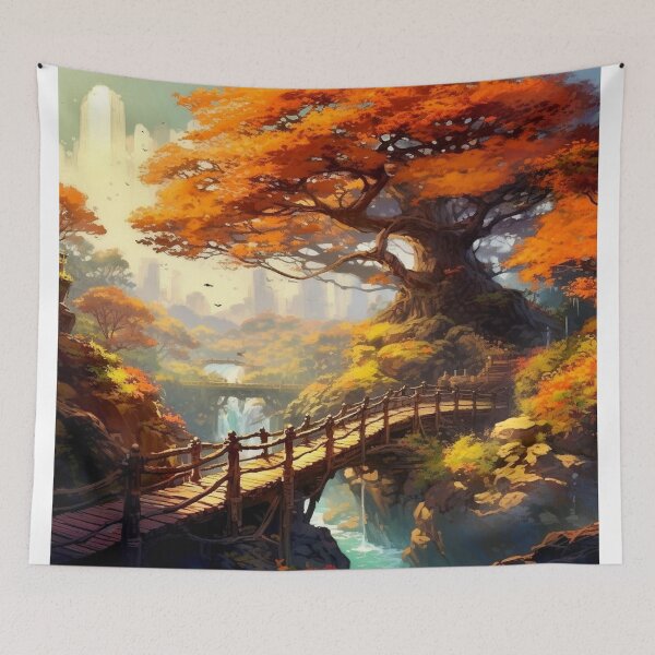 Item preview, Peaceful Autumn Walk designed and sold by MegzDesign.