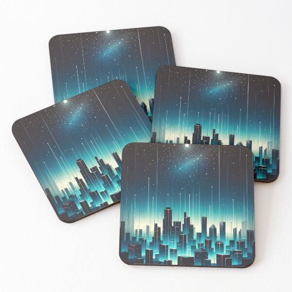 Item preview, Nightfall over Neon Dreams designed and sold by SunkenCost.